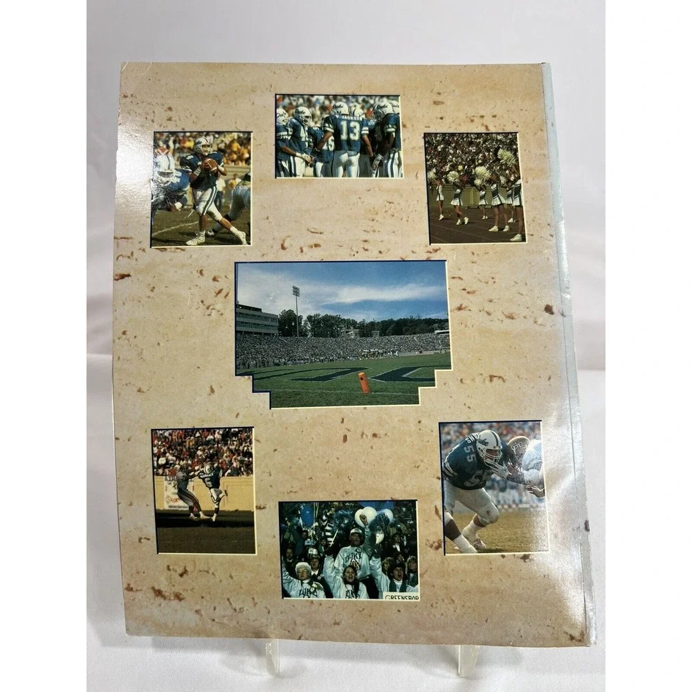 Duke 1990 Football Media Guide NCAA Vintage Sports Americana Program Book